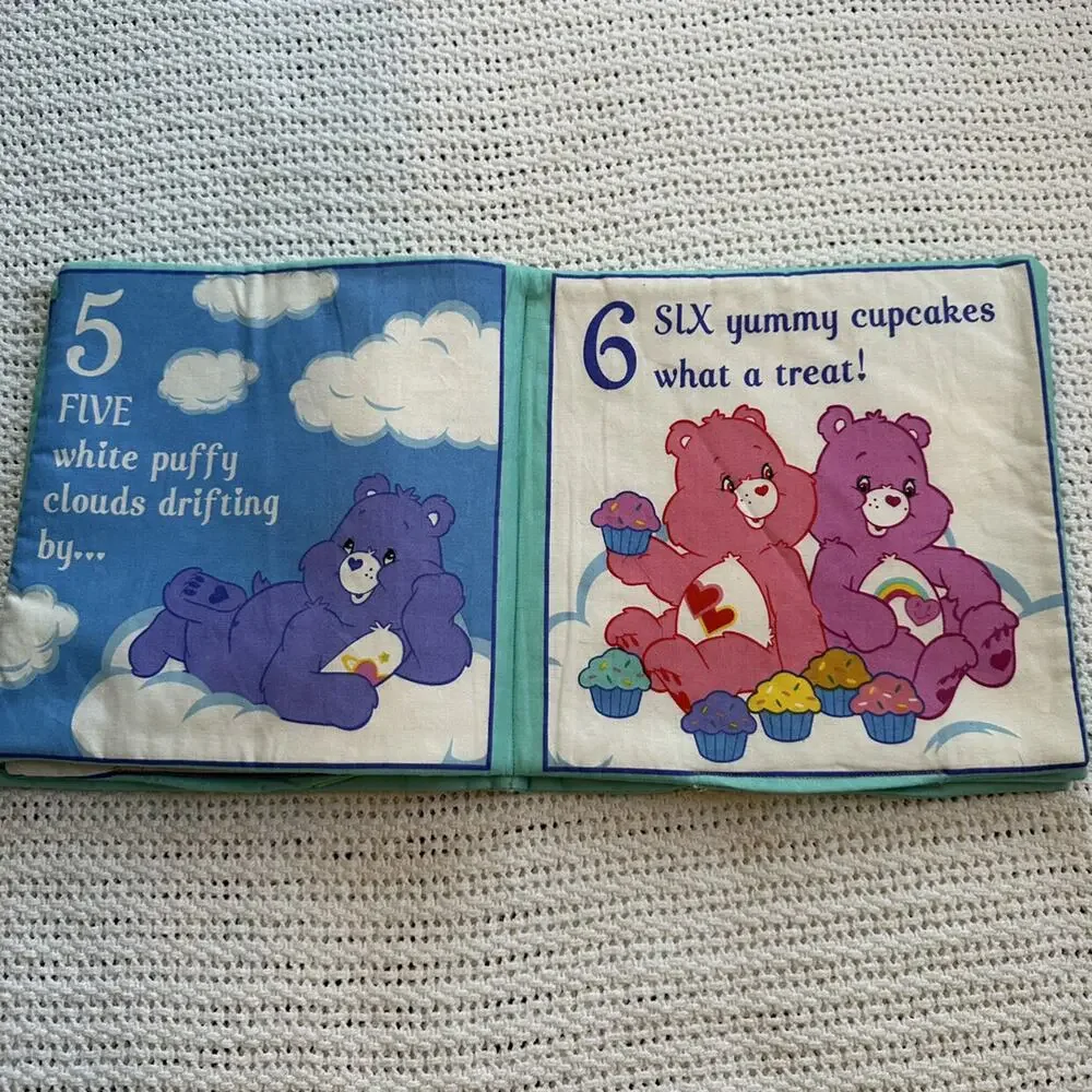 Vintage Handmade Care Bear Counting Book